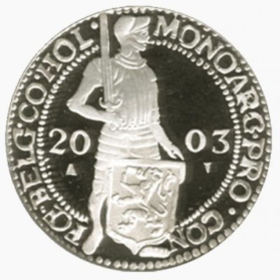 Nederland / 2003 / Dukaat / Proof / Holland / In Box / Zilver 0.873