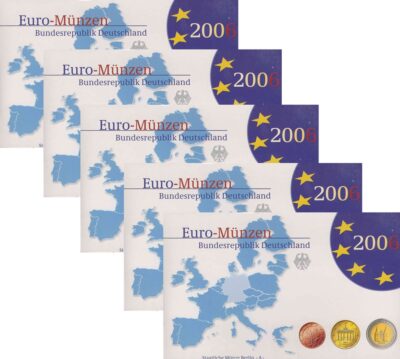 Euromunten / Duitsland / 2004 / Proof / A D F G J