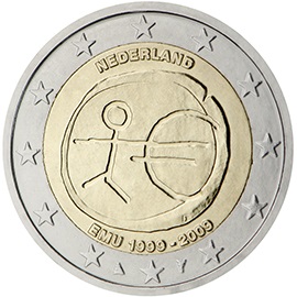 Salie Bonus Lokken Speciale 2 Euromunten Nederland Unc - Hansmunt