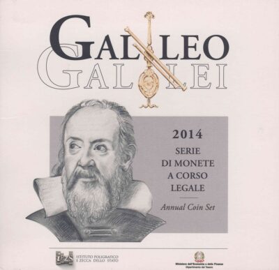 Euromunten / Italie / 2014 / Bu / Incl. 2 Euro Galilei