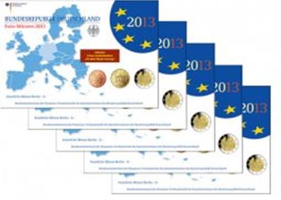Euromunten / Duitsland / 2009 / Proof / A D F G J