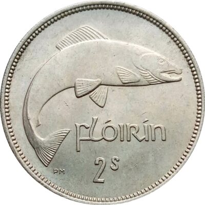 Worldcoins / Ireland / Ierland / 1 Florin / 1966 / Unc / Km 15a