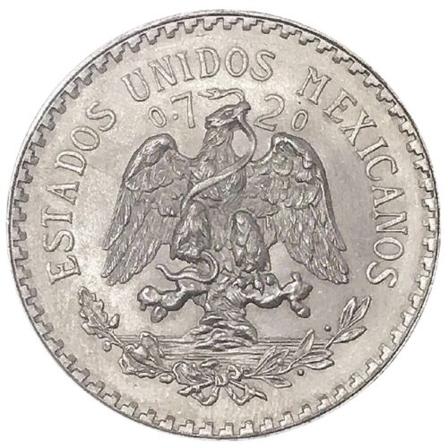Worldcoins / Km 455 / Mexico / 1926 / 1 Peso / Zf / Zilver 0.720 - Afbeelding 2