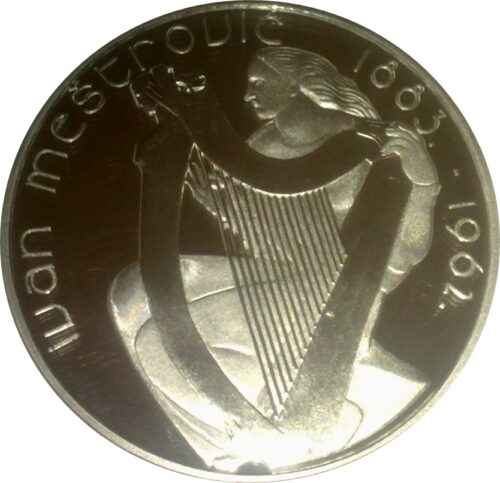 Euromunten / Km 052 / Ierland / 2007 / 15 Euro / Proof / Ivan Mestrovic / Zilver 0.925