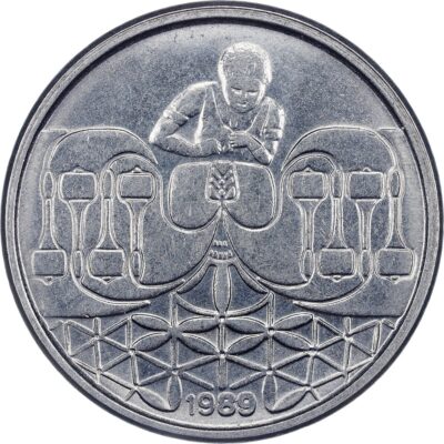 Worldcoins / Km 614 / Brazil / Brazilie / 50 Centavos / 1989 / Unc