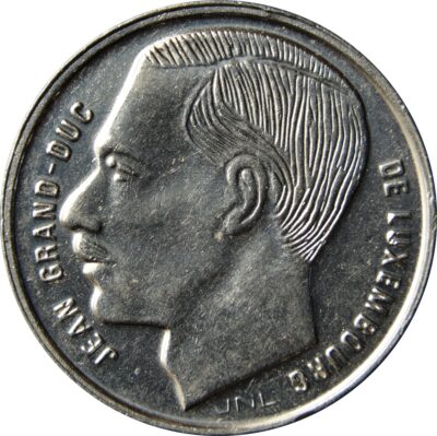 Worldcoins / Km 063 / Luxemburg / 1 Franc / 1988 / Unc
