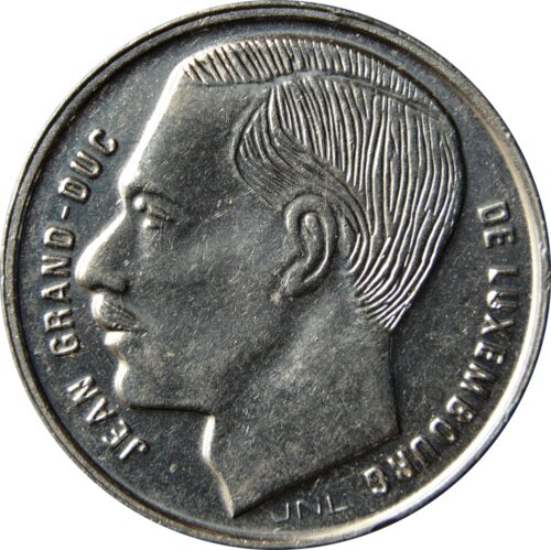 Worldcoins / Km 063 / Luxemburg / 1 Franc / 1990 / Zf
