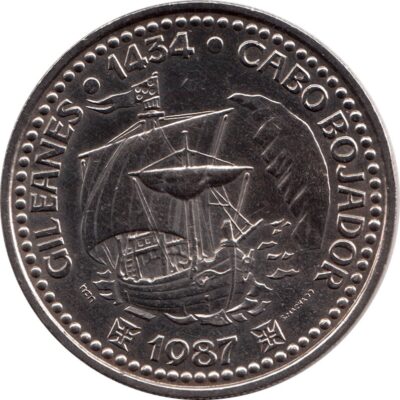 Worldcoins / Km 639 / Portugal / 100 Escudos / 1987 / Unc