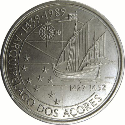 Worldcoins / Km 648 / Portugal / 100 Escudos / 1989 / Unc