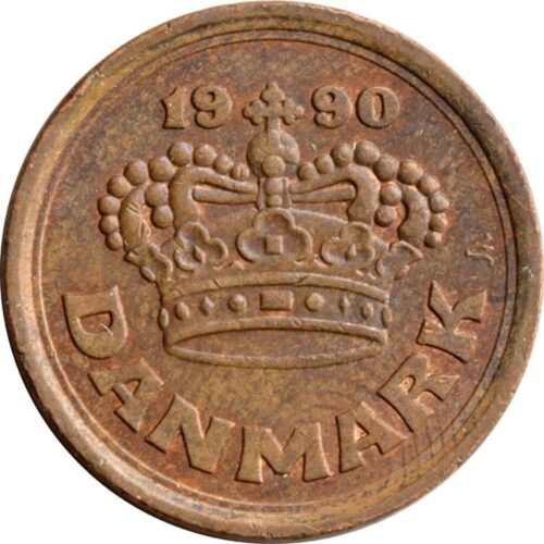Worldcoins / Km 868.1 / Danmark / Denemarken / 25 Ore / 1998 / Unc - Afbeelding 2