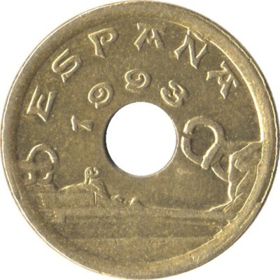 Worldcoins / Km 0920 / Spain / Spanje / 25 Pesetas / 1993 / Unc
