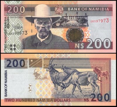 bankbiljetten / 010b(1) / Namibia / Namibie / 200 Dollars / ND / Unc