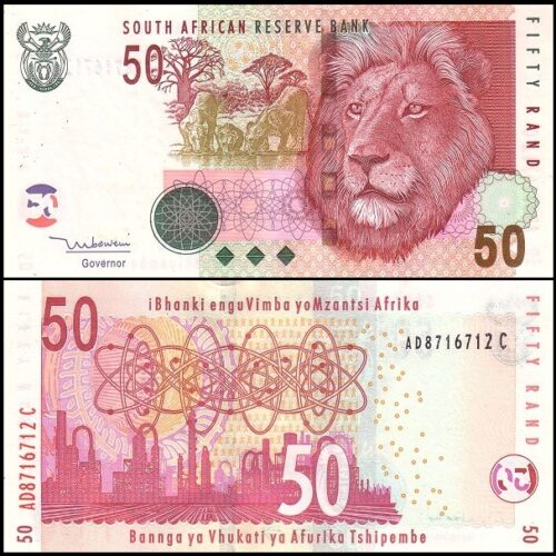 bankbiljetten / 130a / South Africa / Zuid Afika / 50 Rand / ND / Unc