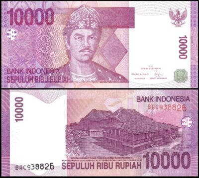 bankbiljetten / 143a / Indonesia / Indonesie / 10000 Rupiah / 2005 / Unc