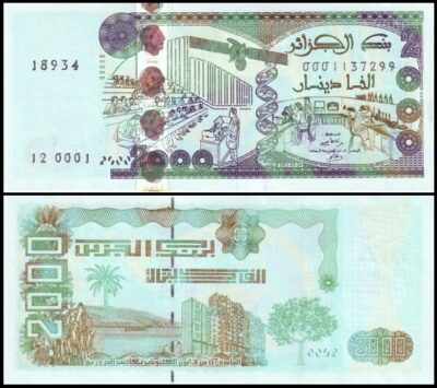 bankbiljetten / 144(1) / Algeria / Algerije / 2000 Dinars / 2011 / Unc