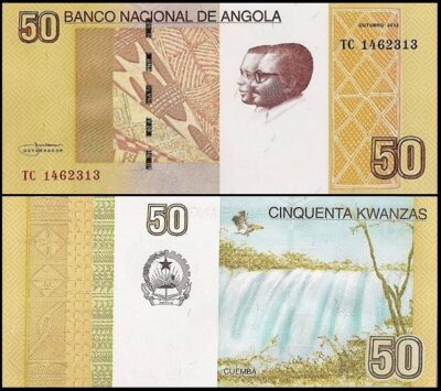 bankbiljetten / 152 / Angola / 50 Kwanzas / 2012 / Unc