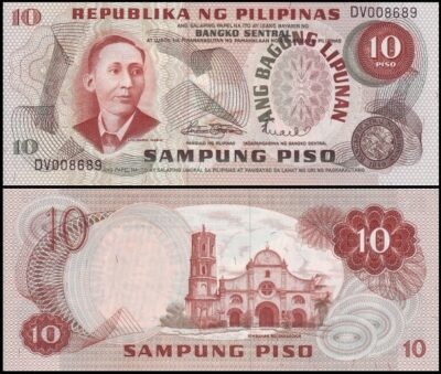 bankbiljetten / 154a / Philippines / Filipijnen / 10 Piso / ND / Unc