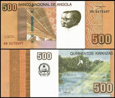 bankbiljetten / 155a / Angola / 500 Kwanzas / 2012 / Unc