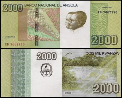 bankbiljetten / 157a / Angola / 2000 Kwanzas / 2012 / Unc