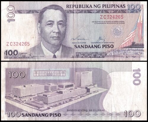 bankbiljetten / 172e / Philippines / Filipijnen / 100 Piso / 1987-1994 / Unc