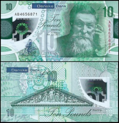 bankbiljetten / 214W / Northern Ireland / Noord Ierland / 10 Pounds / 06-07-2017 / Unc