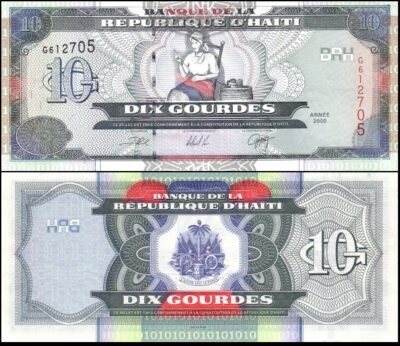 bankbiljetten / 265a / Haiti / 10 Gourdes / 2000 / Unc