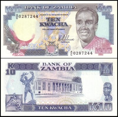 bankbiljetten / 031a / Zambia / 10 Kwacha / Nd / Unc