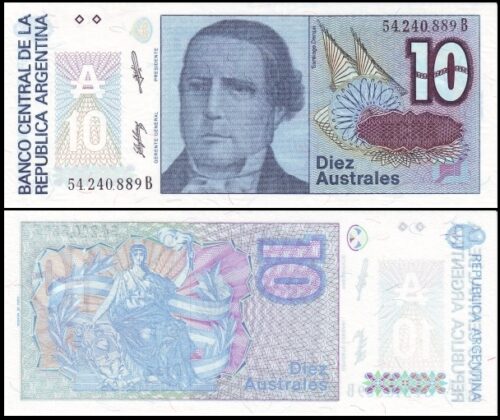 bankbiljetten / 325b / Argentina / Argentinie / 10 Australes / ND / Unc