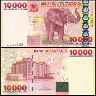 bankbiljetten / 039 / Tanzania / 10000 Shilingi / 2003 / Unc