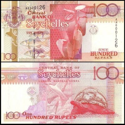 bankbiljetten / 039 / Seychelles / Seychellen / 100 Rupees / ND / Unc