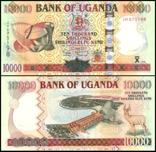 bankbiljetten / 045c / Uganda / Oeganda / 10000 Schillings / 2009 / Unc