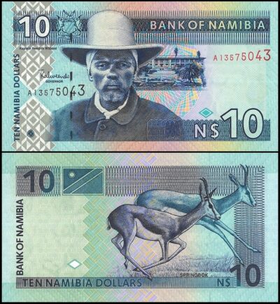 bankbiljetten / 004bA(1) / Namibia / Namibie / 10 Dollars / - / Unc