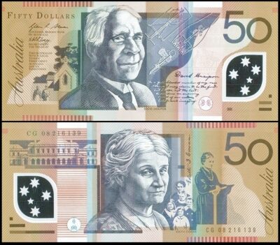 bankbiljetten / 060f / Australia / Australie / 50 Dollar / 2008 / Unc