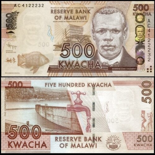 bankbiljetten / 061a / Malawi / 500 Kwacha / 2012 / Unc