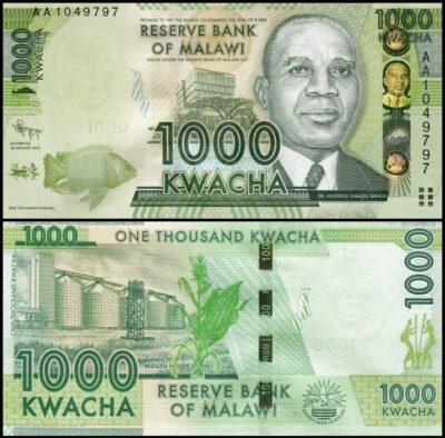 bankbiljetten / 062a / Malawi / 1000 Kwacha / 2012 / Unc