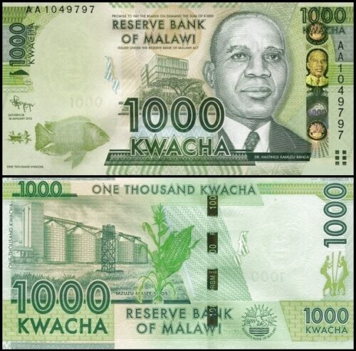 bankbiljetten / 062a / Malawi / 1000 Kwacha / 2012 / Unc