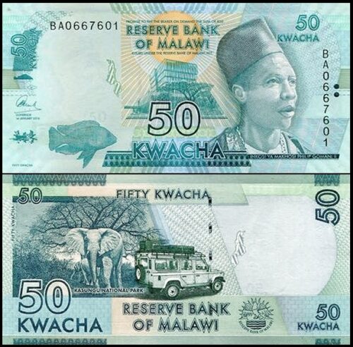 bankbiljetten / 064c / Malawi / 50 Kwacha / 2016 / Unc