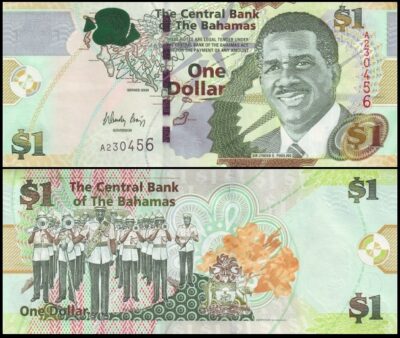 bankbiljetten / 071 / Bahamas / 1 Dollar / 2008 / Unc
