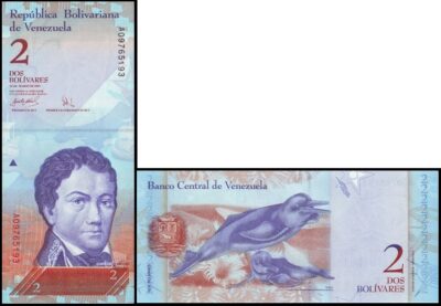 bankbiljetten / 088a / Venezuela / 2 Bolivares / 20-03-2007 / Unc