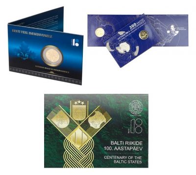 Speciale 2 Euromunten Estland Coincards