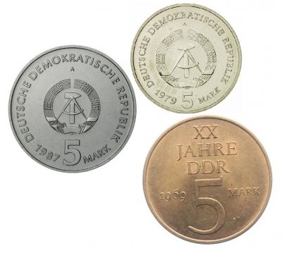 Worldcoins Germany DDR 5 Mark