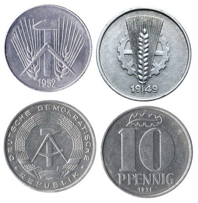 Worldcoins Germany DDR 10 Pfennig