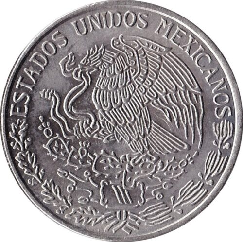 Worldcoins / Km 460 / Mexico / 1975 / 1 Peso / Zf - Afbeelding 2