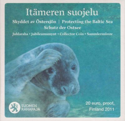 Euromunten / Finland / 2011 / 20 Euro / Proof / Bescherming Baltische Zee / Zilver 0.500