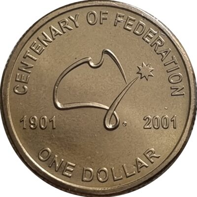 Worldcoins / Km 0534 / Australia / Australie / 1 Dollar / 2001 / Zf