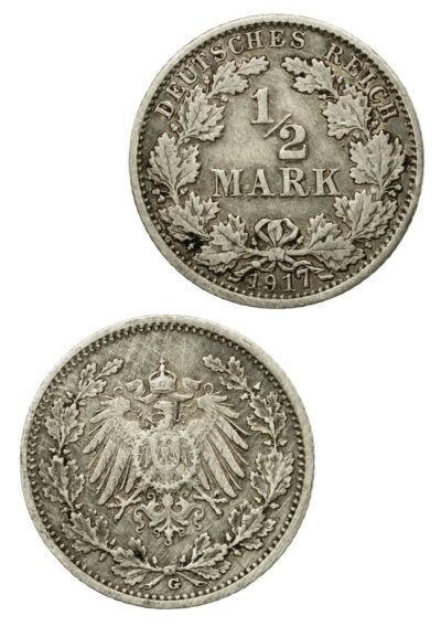 Worldcoins Germany Empire Halve Mark