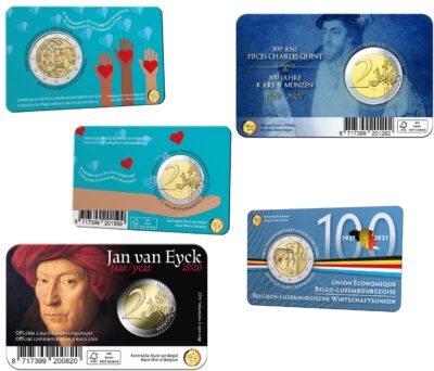 Speciale 2 Euromunten Belgie Coincard