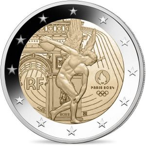 Euromunten Frankrijk Euro Coincard Olympische Spelen