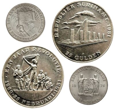 Worldcoins Suriname 25 Gulden