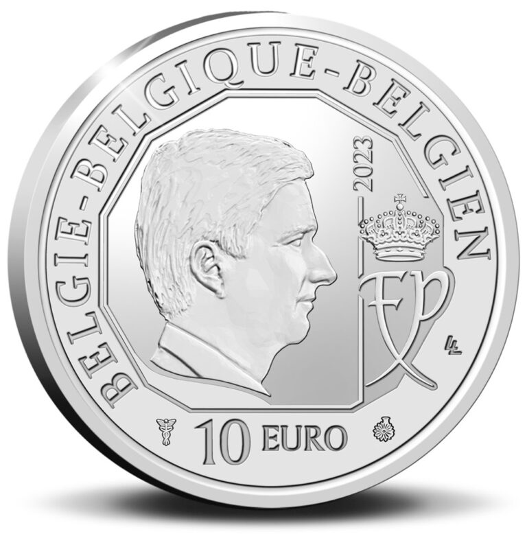 Euromunten Belgie 2023 10 Euro Proof Hanzesteden Hansmunt